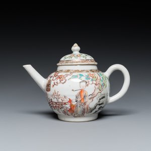 Een fijne Chinese famille rose theepot met deksel, Yongzheng — foto 2