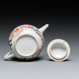 Een fijne Chinese famille rose theepot met deksel, Yongzheng — foto 7