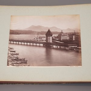 Een fotoalbum met albumine foto's van Zwitserland, 19/20e eeuw — foto 3