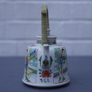 Een fraaie Chinese famille verte theepot met deksel, Kangxi — foto 19