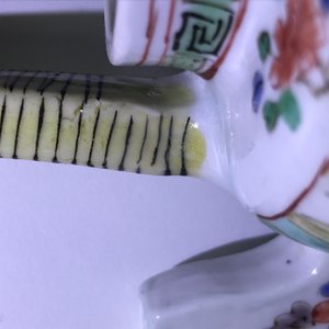 Een fraaie Chinese famille verte theepot met deksel, Kangxi — foto 9