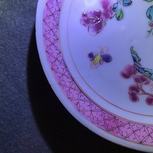 Een fraaie collectie Chinees blauwwit en famille rose porselein, Kangxi/Qianlong — foto 22