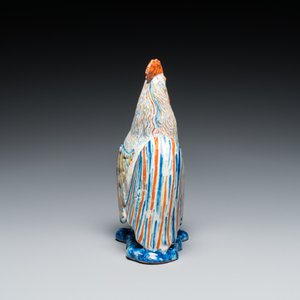 Een fraaie polychrome Delftse haan, 18e eeuw — foto 5