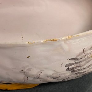 Een fraaie polychrome terrine in de vorm van een eend, Frankrijk, 18e eeuw — foto 11