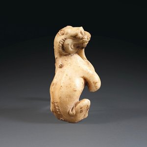 Een fragment van een marmeren leeuw, China, Tang — foto 1