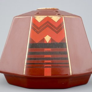 Een geometrische art deco bloemenhouder, Saint-Ghislain, ca. 1930 — foto 5