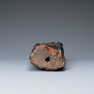 Een gepolychromeerde eikenhouten figuur van de Heilige Maagd op de Calvarieberg, ca. 1500 — foto 7