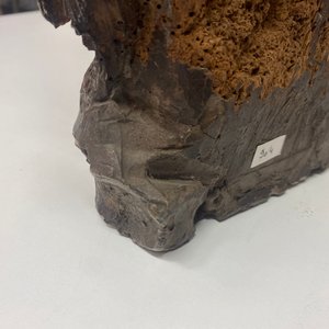 Een gepolychromeerde eikenhouten figuur van een Madonna met kind, 1e helft 16e eeuw — foto 11