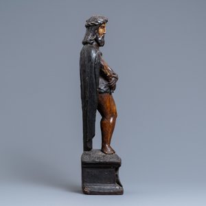 Een gepolychromeerde houten 'Ecce Homo' figuur, Duitsland, 16e eeuw — foto 3