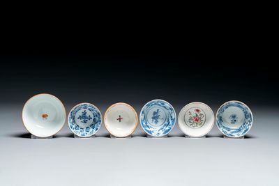 Een gevarieerde collectie Chinees blauw-wit, famille rose en Imari-stijl porselein, Yongzheng/Qianlong — foto 10