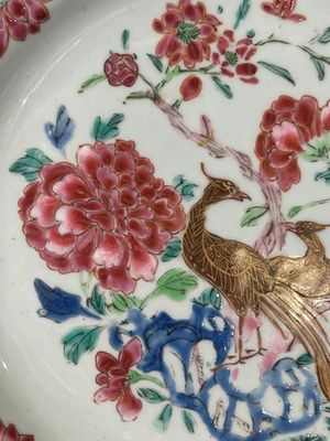 Een gevarieerde collectie Chinees famille rose en verte porselein, 18/19e eeuw — foto 53