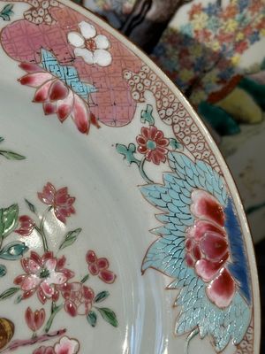 Een gevarieerde collectie Chinees famille rose en verte porselein, 18/19e eeuw — foto 63
