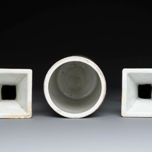 Een gevarieerde collectie Chinees famille rose en verte porselein, 18/19e eeuw — foto 18