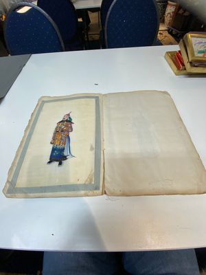 Een gevarieerde verzameling Chinese rijstpapier schilderingen met figuren, Canton, 19e eeuw — foto 15