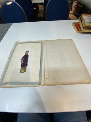 Een gevarieerde verzameling Chinese rijstpapier schilderingen met figuren, Canton, 19e eeuw — foto 17