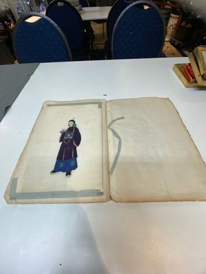Een gevarieerde verzameling Chinese rijstpapier schilderingen met figuren, Canton, 19e eeuw — foto 20