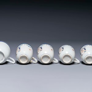 Een gevarieerde verzameling van negen stukken Chinees export porselein, Qianlong/Jiaqing — foto 5