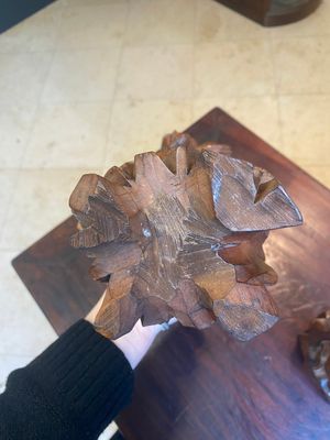 Een groep Chinese buxushouten sculpturen van 18 Luohan, 20e eeuw — foto 20