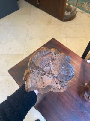 Een groep Chinese buxushouten sculpturen van 18 Luohan, 20e eeuw — foto 4