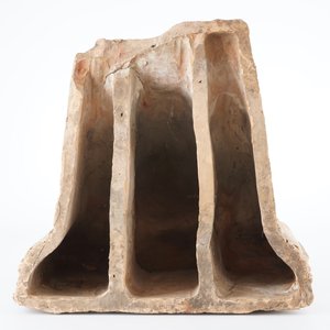 Een groot architecturaal terracotta fragment met Neptunus, Frankrijk, 17/18e eeuw — foto 4