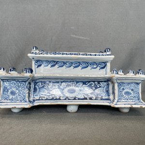 Een groot blauw-wit inktstel, Neurenberg, Duitsland, 18e eeuw — foto 15
