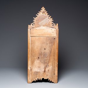 Een groot eikenhouten retabel: 'Presentatie in de tempel', Noord Frankrijk, eerste kwart 16e eeuw — foto 2
