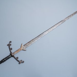 Een groot tweehands 'Landsknecht' slagzwaard Duitsland, 16de eeuw — foto 2