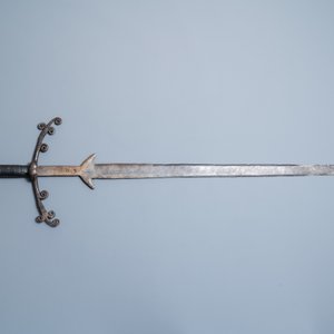 Een groot tweehands 'Landsknecht' slagzwaard Duitsland, 16de eeuw — foto 3