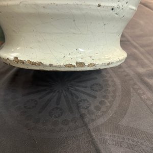 Een grote blauw-witte Delftse albarello of apothekerspot, wellicht Engeland, 18e eeuw — foto 17