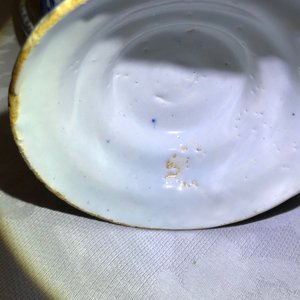 Een grote blauwwitte Delftse ringvormige puzzelkan, 1e kwart 18e eeuw — foto 20