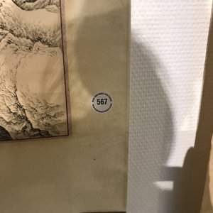 Een grote Chinese beschilderd houten figuur van een Boeddhistische monnik, Ming — foto 34