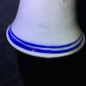 Een grote Chinese blauw-witte driedubbele gourde vaas, Kangxi — foto 17