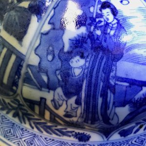 Een grote Chinese blauwwitte dekselvaas, Kangxi — foto 7
