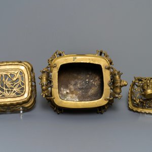 Een grote Chinese bronzen wierookbrander voor de Vietnamese markt, 19e eeuw — foto 5