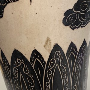 Een grote Chinese Cizhou 'meiping' vaas met een draak, Song/Yuan — foto 15