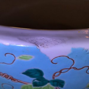 Een grote Chinese Dayazhai-stijl jardinière met turquoise fondkleur, 19/20e eeuw — foto 8