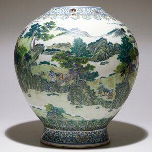 Een grote Chinese doucai vaas, Qianlong merk, 19/20e eeuw — foto 4