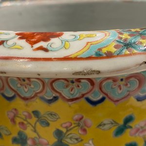 Een grote Chinese famille rose 'draken en feniksen' vaas voor de Straits of Peranakan markt, 19e eeuw — foto 12