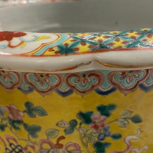 Een grote Chinese famille rose 'draken en feniksen' vaas voor de Straits of Peranakan markt, 19e eeuw — foto 13
