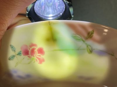 Een grote Chinese famille rose kop en schotel, Yongzheng — foto 12