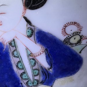 Een grote Chinese famille verte theepot of kan, Kangxi — foto 18
