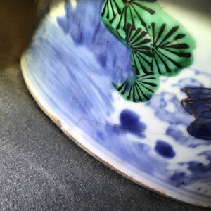 Een grote Chinese wucai dekselvaas met fijn mythologisch decor, Transitie periode — foto 23