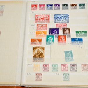 Een grote collectie munten en postzegels, vnl. België en Belgisch Congo — foto 8