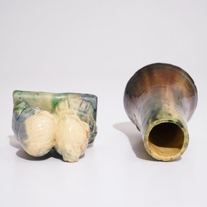 Een grote collectie Vlaams aardewerk, w.o. met Art Nouveau invloed, 20e eeuw — foto 28