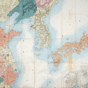 Een grote gedrukte kaart van China en de provincies, ca. 1880 — foto 6
