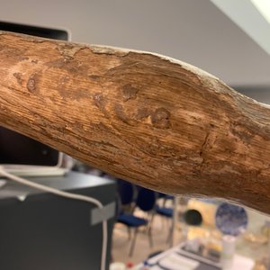 Een grote gepolychromeerde eikenhouten Christus, Vlaanderen, 1e kwart 16e eeuw — foto 14