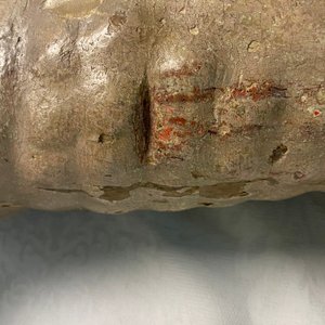 Een grote gepolychromeerde eikenhouten Christus, Vlaanderen, 1e kwart 16e eeuw — foto 51