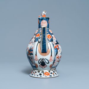 Een grote Japanse Imari theepot met deksel, Edo, 17e eeuw — foto 4