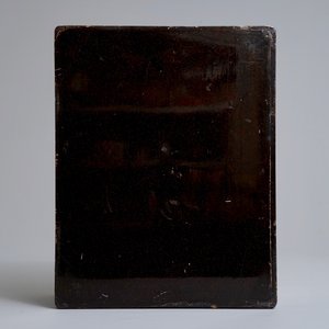 Een grote Japanse lakwerk 'suzuribako' schrijfkist met prunusdecor, Edo of Meiji, 18/19e eeuw — foto 3