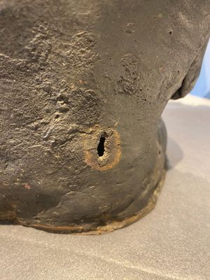 Een grote Sino-Tibetaanse bronzen Boeddha met sporen van vergulding, Ming — foto 6
